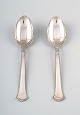 Hans Hansen silverware number 5. Two dinner spoons in sterling silver.