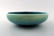 Tidlig Saxbo, keramik skål i moderne design.
Smuk glasur i grønne toner.