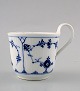 Blue Fluted plain coffee cup with high handle from Royal Copenhagen.
