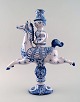 Bjorn Wiinblad figurine from the blue house.
Figure / candlestick rider on horseback with space for a light.