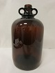 Glasflaske med 2 ører, brun
H: 32cm