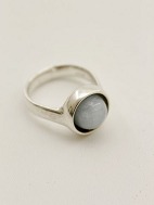 Georg Jensen sterling sølv ring med månesten solgt