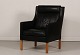 Stari Antik & Classic presents: Børge MogensenWingchair 2431Black leather