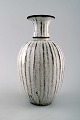 Kähler, Denmark, large glazed vase, 1930s. 
Rare form.
Designed by Svend Hammershøi.