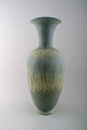 Large Rörstrand floor vase in ceramics by Gunnar Nylund.
