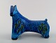 Bitossi, Rimini-blå figur i keramik, designet af Aldo Londi.

