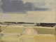 Frantz Vester Pedersen (born 1934):
Landscape in bright colors.
Oil on canvas.