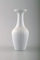 Wilhelm Kåge, Gustavsberg, ceramic vase in white glaze.