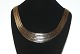 Antik Huset presents: Geneva Necklace With Row 3 Rk., 14ct GoldStamped: 585. BNHLength 50 cm.