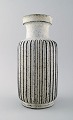 Kähler, Denmark, large glazed vase, 1930 s. Rare form.
Designed by Svend Hammershøi.
