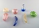 Large collection of Murano fruits in art glass, 1960 s. A total of seven fruits.
