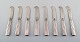 Bernadotte silver cutlery Georg Jensen, 8 butter knifes.
