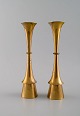 Jens Quistgaard style of. Danish design, 1960 s.
A pair of candlesticks in brass.