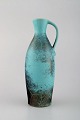 Richard Uhlemeyer, tysk keramiker.
Keramik kande, smuk krakeleret glasur i grøn røde nuancer.