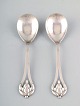 J. Holm. Denmark. A pair of serving spoons in silver (830). 1917.