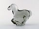 Paul Hoff for "Svenskt Glass". Figure of horse in art glass. WWF.
