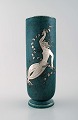 Wilhelm Kåge/Kaage, Gustavsberg, Argenta vase decorated with mermaid
