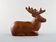 Rare figure, Lisa Larson for Jie Stengods-ateljé. Deer. Glazed ceramics.
