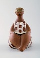 Figure, Lisa Larson for Gustavsberg, "Charlotta", glazed ceramics.
