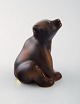 Rare Rörstrand stoneware figure by Gunnar Nylund, bear.
