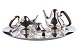 Danam Antik presents: Georg Jensen Sterling Silver Henning Koppel Tea and Coffee Set with Tray No 1017