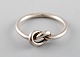 "Forget-me-knot" ring in sterling silver by Georg Jensen.