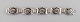 Danish silversmith. Classic silver bracelet. 1940/50