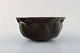 L'Art presents: Axel Salto for Royal Copenhagen: Stoneware bowl, modeled in organic form, decorated with glaze ...