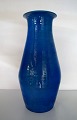 Kähler, HAK, colossal glazed stoneware vase in turquoise glaze. 1960