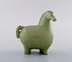 Stig Lindberg for Gustavsberg.
Horse figure of stoneware, decorated with green Celadon glaze.