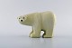 Lisa Larson for Gustavsberg. Polar bear in glazed stoneware.
