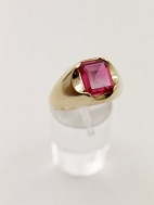 8 karat guldring størrelse 59 med 