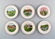Villeroy & Boch Naif dinner service in porcelain. A set of 6 plates decorated 
with naivist motifs.