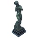 Kai Nielsen; "Eva med æblet" figur i grønpatineret bronze