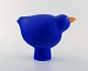 Howard Smith for Arabia. Bird in blue glazed stoneware. Late 20th century.