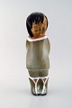 Vicke Lindstrand for Upsala-Ekeby.
Ceramic figure, Greenlandic girl.
