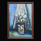 Aabenraa Antikvitetshandel præsenterer: Eugene de Sala, 1899-1989, olie på plade: Stilleben med blomster. ...