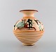 Kähler, Denmark. Glazed ceramic vase with motifs from H.C. Andersen