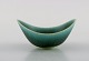 Gunnar Nylund for Rörstrand / Rorstrand. Bowl in glazed ceramics. Beautiful 
glaze in grenn and blue shades. 1950 / 60