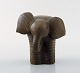 Lisa Larson for Gustavsberg. Rare elephant in glazed stoneware. 1970