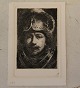 Nr 9. 1876 Mand 
med Kyrads og 
Hjelm efter 
Rembrandt. Der 
...