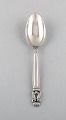 Georg Jensen "Acorn" large dinner spoon in sterling silver. Dated 1933-44.
