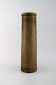Carl Harry Stålhane for Rörstrand. Large cylindrical vase in glazed ceramics. 
Mid 20th century.
