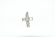 Silver cross with zikones pendant