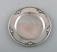 Georg Jensen "Acorn" round tray in sterling silver. 
