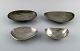 Just Andersen. Four bowls in pewter. 1930 / 40