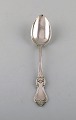 Hallbergs Guldsmeds Ab, Sweden. "Olga" dessert spoon in silver. Dated 1946. 
Three pieces in stock.

