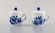 Royal Copenhagen Blue Flower braided. Two cream cups.
Decoration number 10/1542.