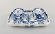 Meissen Blue Onion ink well in hand painted porcelain. 1930-50