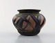 Kähler, HAK, glazed stoneware vase in modern design. 1930 / 40s. 
